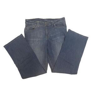 Lane Bryant‎ Boot Cut Denim Jeans Pants Blue Medium Wash Womens Plus 18 Average